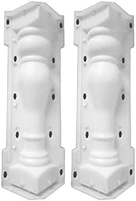 Bestratingsvorm Tuin - Pad Maker - Zelf Tuinpad Maken - Herbruikbaar PP-Hars - ca. 63 cm - Wit