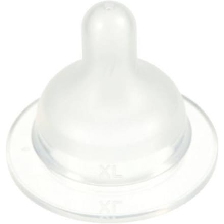 Difrax Flessenspeen Papspeen Wide/Breed - Maat XL - 1 stuk