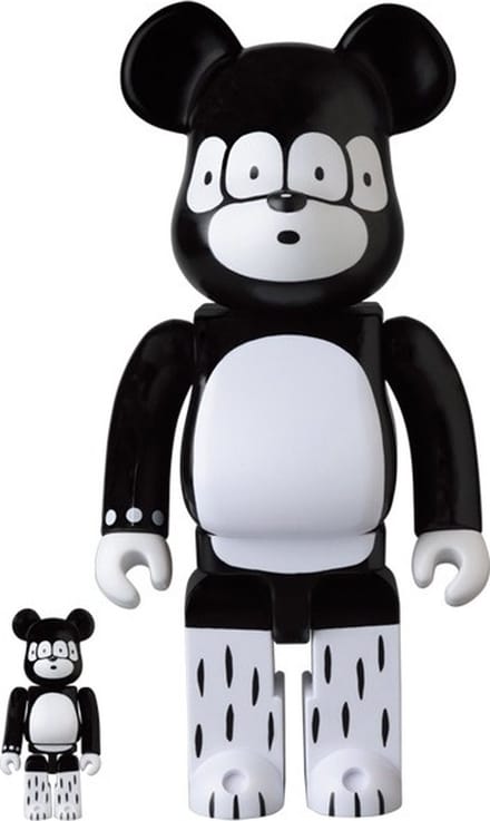 400% & 100% Bearbrick set - Matthew By Bridge Ship House by Medicom Toys