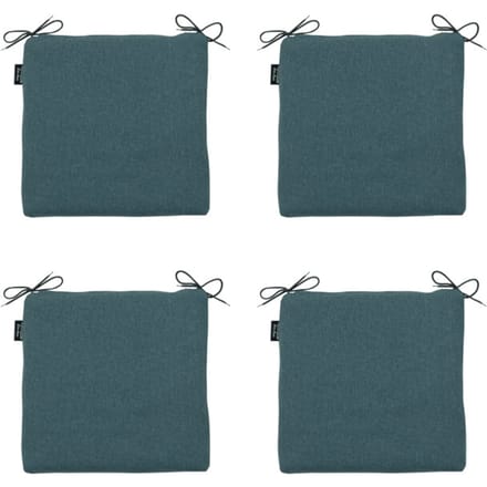 Madison - Zitkussen Sea blue canvas eco+ - Ca. 40x40 cm - Set van 4
