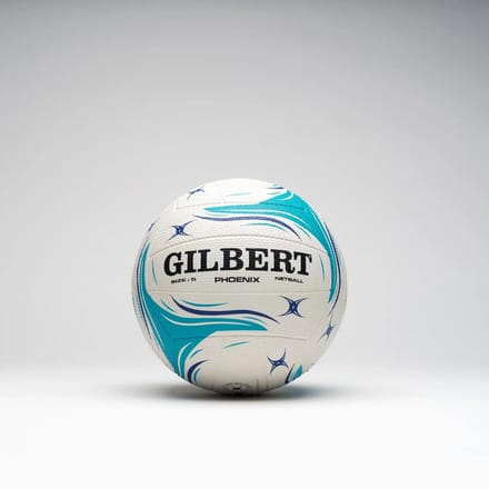 Gilbert Netball Phoenix Match Ball - Size 5 - Teal