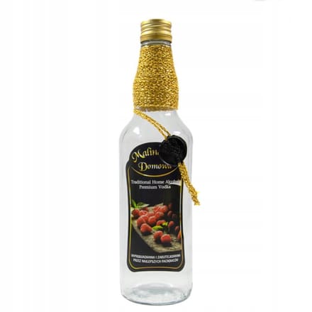 Bimberek - Decoratieve Fles - 500ml - Sterk Glas - Met Zakdop