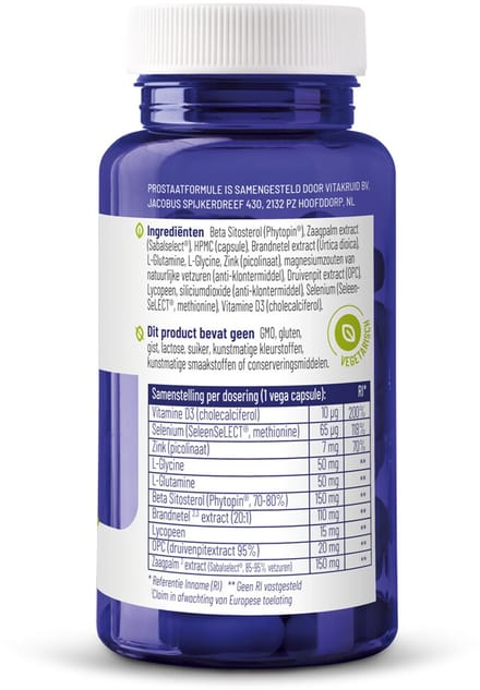 Vitakruid Prostaatformule - 2 x 60 vegacapsules - Voordeelverpakking