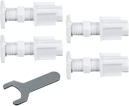 Roller Shutter Brackets - Montageonderdelen - Verticale Montage - Duurzaam Polycarbonaat - 93 x 24 x 23 cm - Meerkleurig