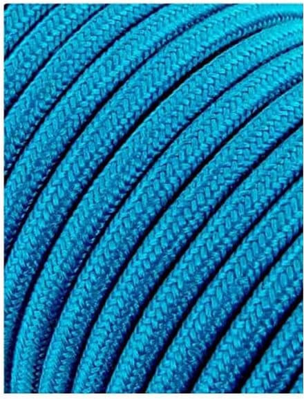 Kabel EDM C68 2 x 0,75 mm Licht Blauw Textiel 5 m