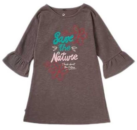 Boboli Fleece Flame Organic Jurk Grijs 14 Years Meisjes
