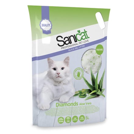 5L Aloe Vera Sanicat Diamonds Kattenbakvulling