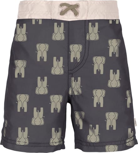 Lässig - UV-Boardshorts voor baby's - Olifant - Donkergrijs - maat 74-80cm