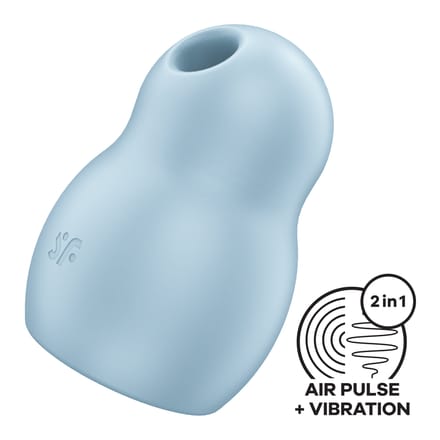 Satisfyer, vibrator, drukgolfvibrator, 'Pro To Go 1', 9 cm, ideaal voor onderweg, 2 motoren