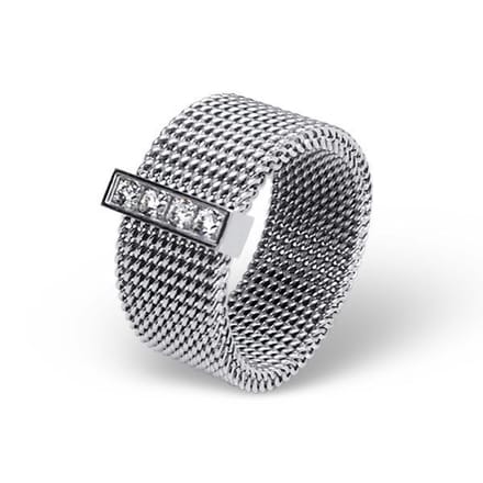 Montebello Ring Parmis - 316L Staal - 8mm - Maat 53-17mm