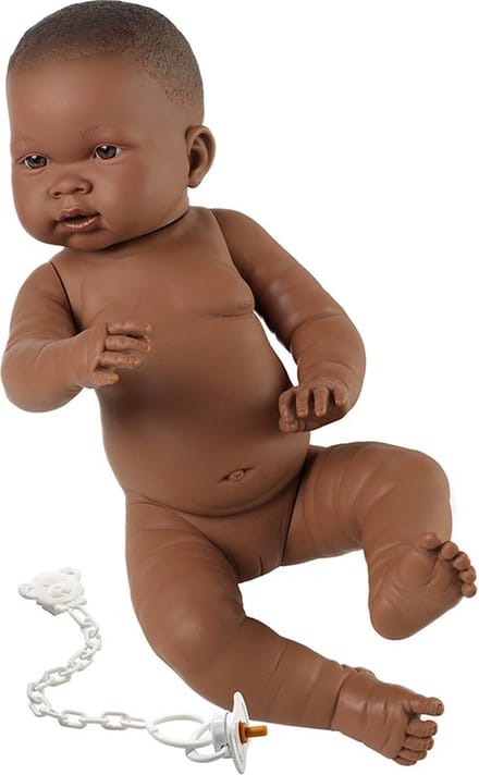 Llorens babypop meisje donker 45 cm