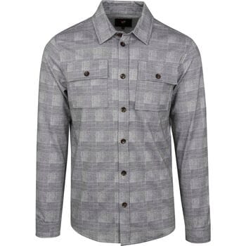 Suitable Liv Overshirt Geruit Grijs - Maat 48 - Heren