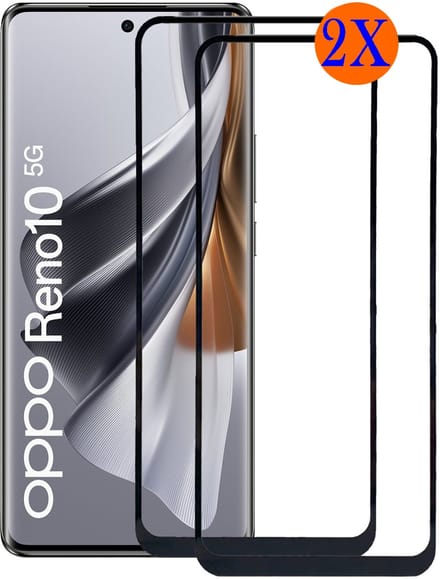 Sanmai Screenprotector - Oppo Reno 10 Pro 5G Screenprotector Glas Temperde Glas - Oppo Reno10 Pro Screen Protector Glas Gehard- 2 STUKS