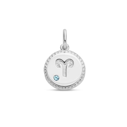 Hanger Sterrenbeeld Zirkonia Zilver Gerhodineerd