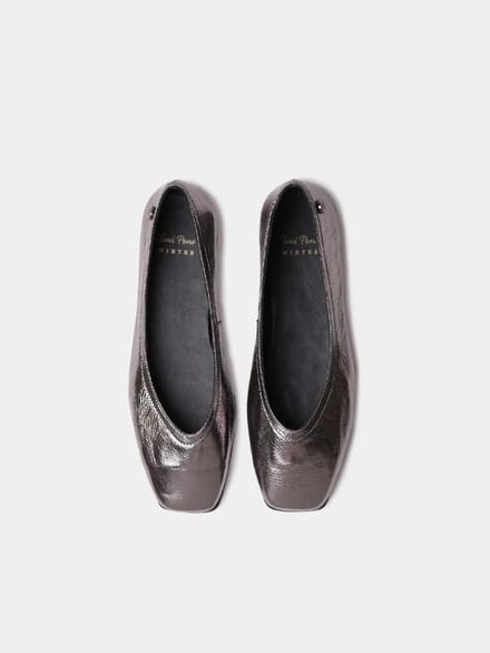 Damesballerina's van glanzend leer | MELISA-MT