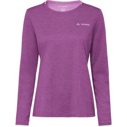 Vaude Essential Ls T-shirt Met Lange Mouwen Paars 38 Vrouw