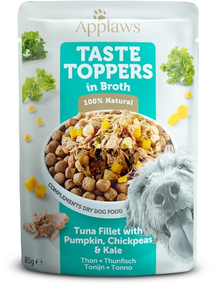 Applaws Dog Taste Toppers Tonijn met pompoen in bouillon 85 gr. - per 12 stuks