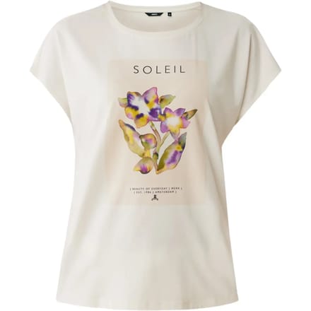 T-shirt bloemen aquarel vrouw Mexx