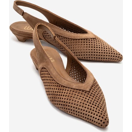 Lieve Leren Slingback Pump (Dames)