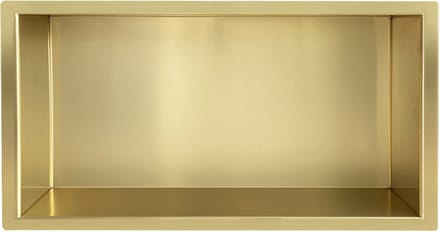 Klea Inbouwnis 30x60x7cm Geborsteld Messing