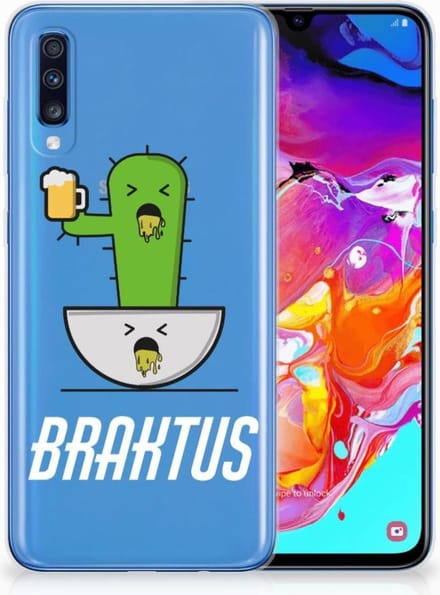 Samsung Galaxy A70 Telefoonhoesje met Naam Braktus