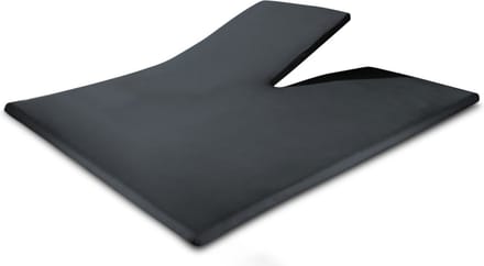 Sleeptime Splittopper Jersey Hoeslaken - Tweepersoons 160x200 cm - Stretch - Antraciet