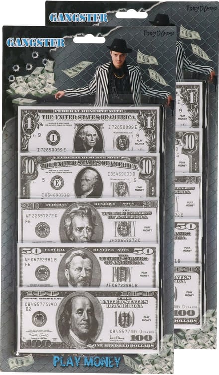 Speelgoed geld nep dollars - 200 stuks - Speelgeld - Dollar biljetten - Papier