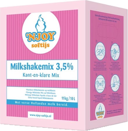 NJOY | Milkshake | 3.5% | vloeibaar | 10 liter
