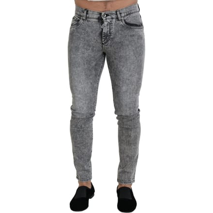 Slim Fit Acid Wash Jeans