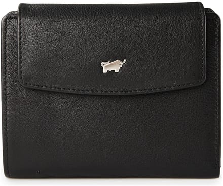 Braun Büffel Joy Portemonnee RFID-bescherming Leer 12 cm - Dames - Horizontaal - black