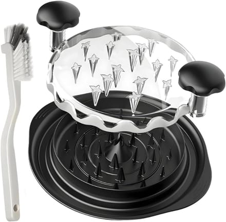 Kip versnipperaar - Vleesmolen handmatig - Snel vlees snijden - Transparant deksel - 25 cm - Transparant