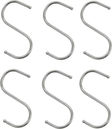 ProPlus S-Haak - Ø 4 mm 6.5 x 7.5 cm 6 stuks - Blister