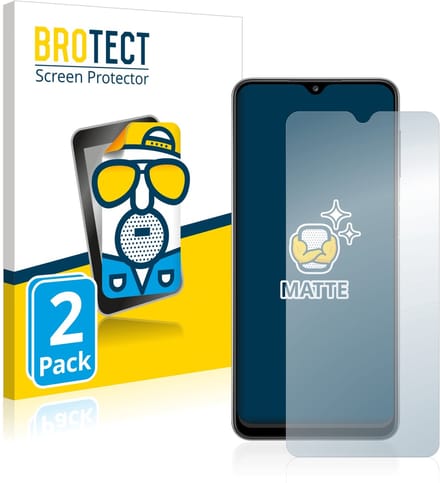 BROTECT - Screenprotector voor Samsung Galaxy A32 - Folie Beschermfolie matte 2 Stuks