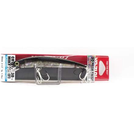 Yo Zuri 3D Crystal Minnow 90 mm drijvend kunstaas F1145-SBR (5600) gray