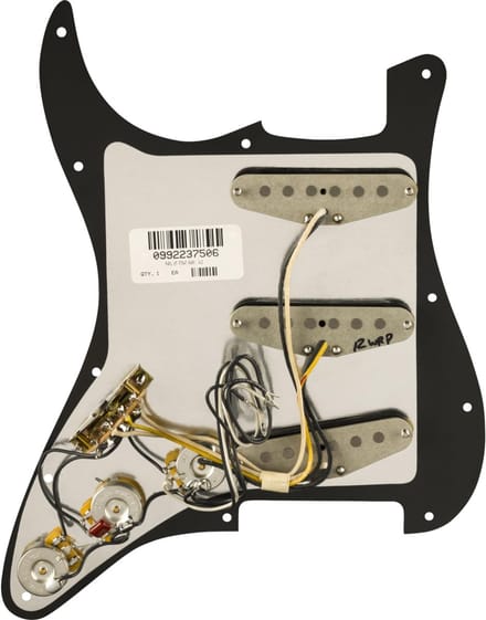 Fender '65 Strat Pre-Wired Pickguard Black - Single-coil pickup voor gitaren