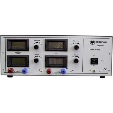 Statron 2225.2 Labvoeding, regelbaar 0 - 24 0 - 6 A 288 W Aantal uitgangen: 2 x