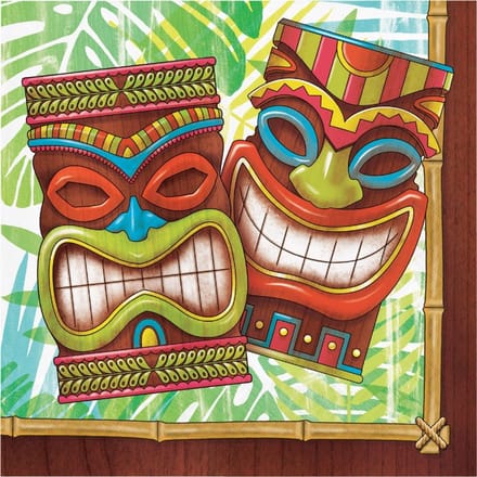 16 Tiki Time servetten
