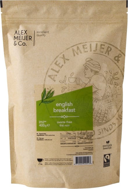 Alex Meijer Thee los english breakfast, FT - Zak 400 gram