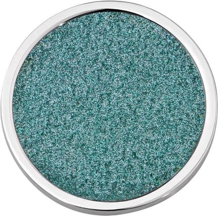 Quiges - Munthouder Munt 33mm RVS Glitters Lichtblauw - EPR080