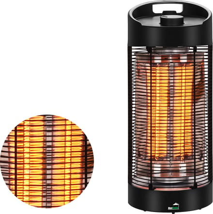 MaxxGarden Terrasverwarmer - Elektrische Terrasverwarming - Roterend - Tafelmodel - 1200W
