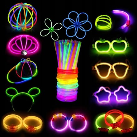 BK - Fluorescerende Armband - 100 Stuks - Multicolor - 20 cm