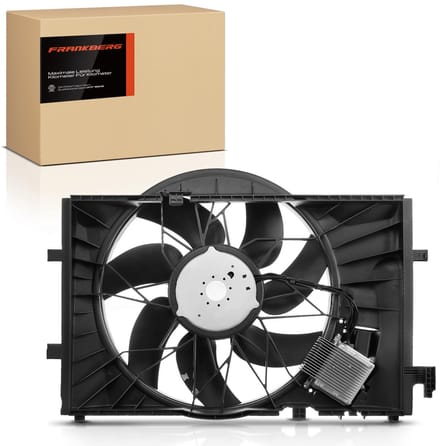 Frankberg 1x Motorradiateur Enkele ventilator