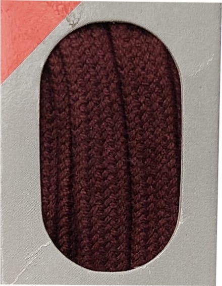 Bob Veter - Bordeaux - Plat - Lengte 75 cm - Breedte 7 mm - Schoenveter
