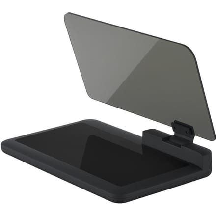 Universele Auto HUD Navigatiebeugel GPS Mobiele Telefoon Houder Groot Scherm HD Reflectie Projector gray