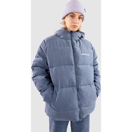 Santa Cruz Strip Boxy Quilted Jas blauw