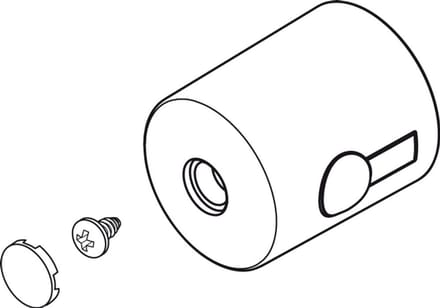 Ideal Standard Temperatuurhendel Ceratherm 60, m.logo ISI, chroom, A861006AA