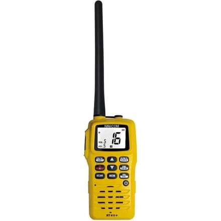 Navicom RT411+ handmarifoon met ATIS -drijvend - waterproof - VHF Data Exchange System (VDES)