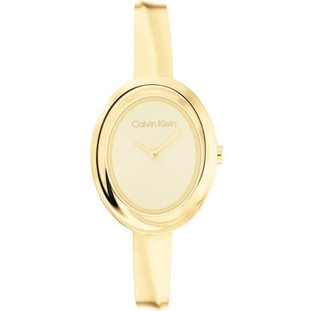 Calvin Klein Dameshorloge Twisted Bezel 25100056