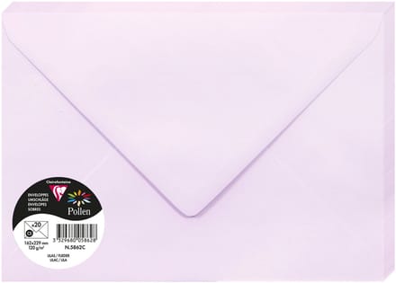 Pollen by Clairefontaine envelop 162 x 229 mm, clementine, 120 g/m²