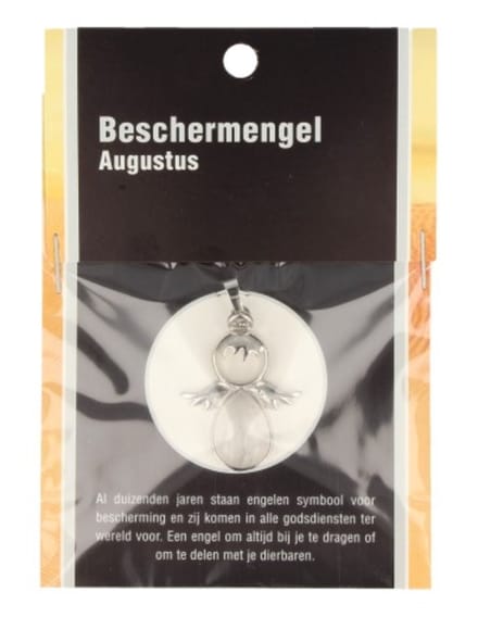 Beschermengel Augustus op kaartje
